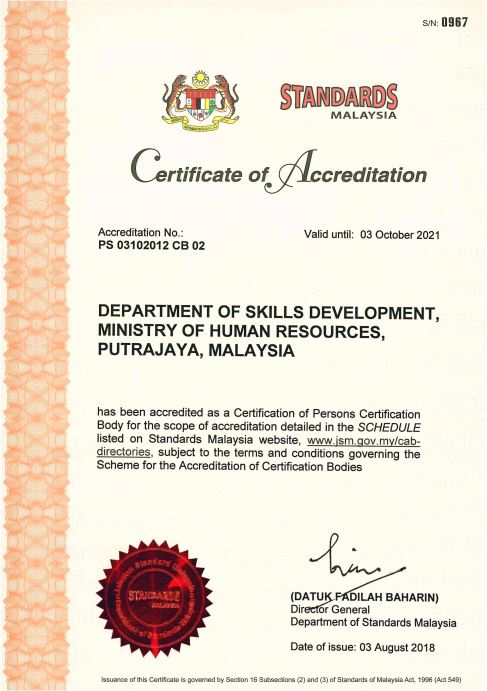 Persijilan MS ISO/IEC 17024:2015